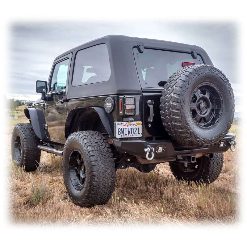 Jeep Wrangler JK Hardtop - TURN Offroad - Fastback 2-Piece - White - `07-`18